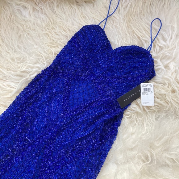 AIDAN MATTOX V-Neck Mini Dress - Picture 4 of 14